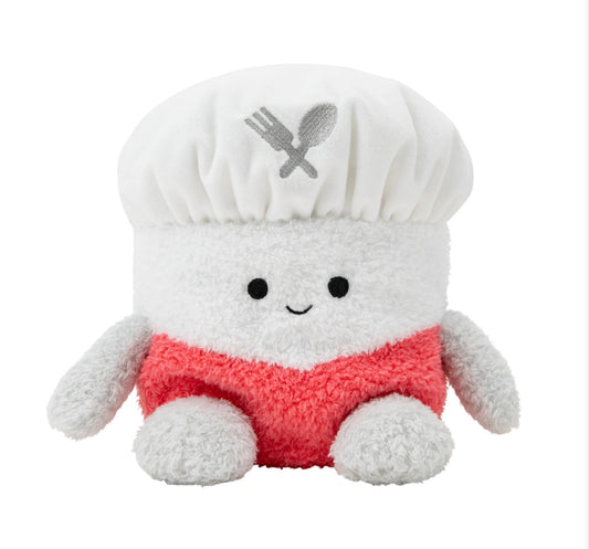 BumBumz Kitchen Bumz Cabel the Chef Hat 7.5 Inch Plush Beanie Filled Toy