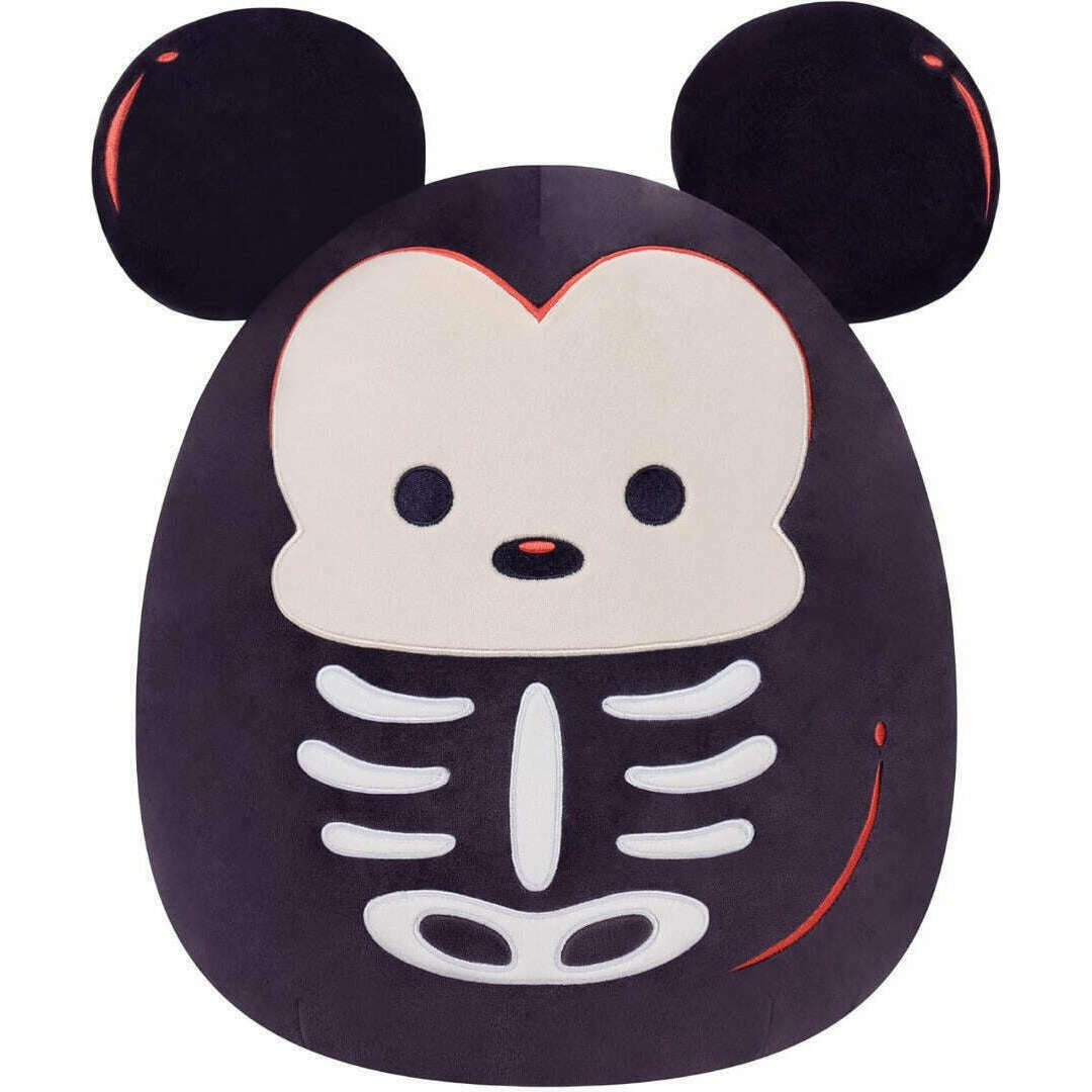 Squishmallows Disney Halloween Skeleton Mickey Mouse 8 Inch Plush Soft Toy