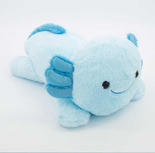 Smoochy Pals Blue Axolotl Kawaii Plush Soft Toy