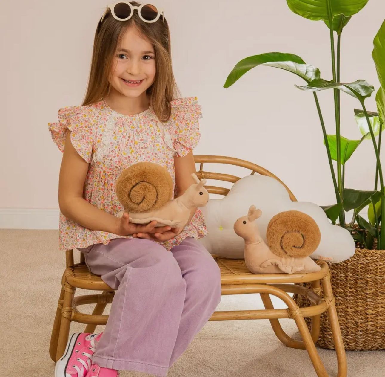 Teddy Hermann Lotta Snail Plush Soft Toy 20cm