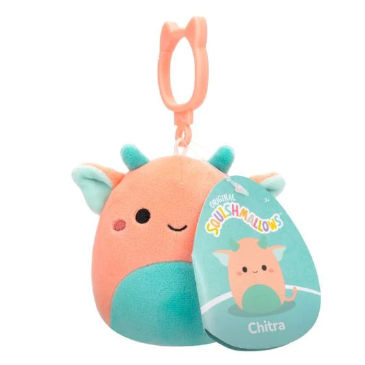 Squishmallows Chitra the Goblin 3.5 Inch Clip On Keychain