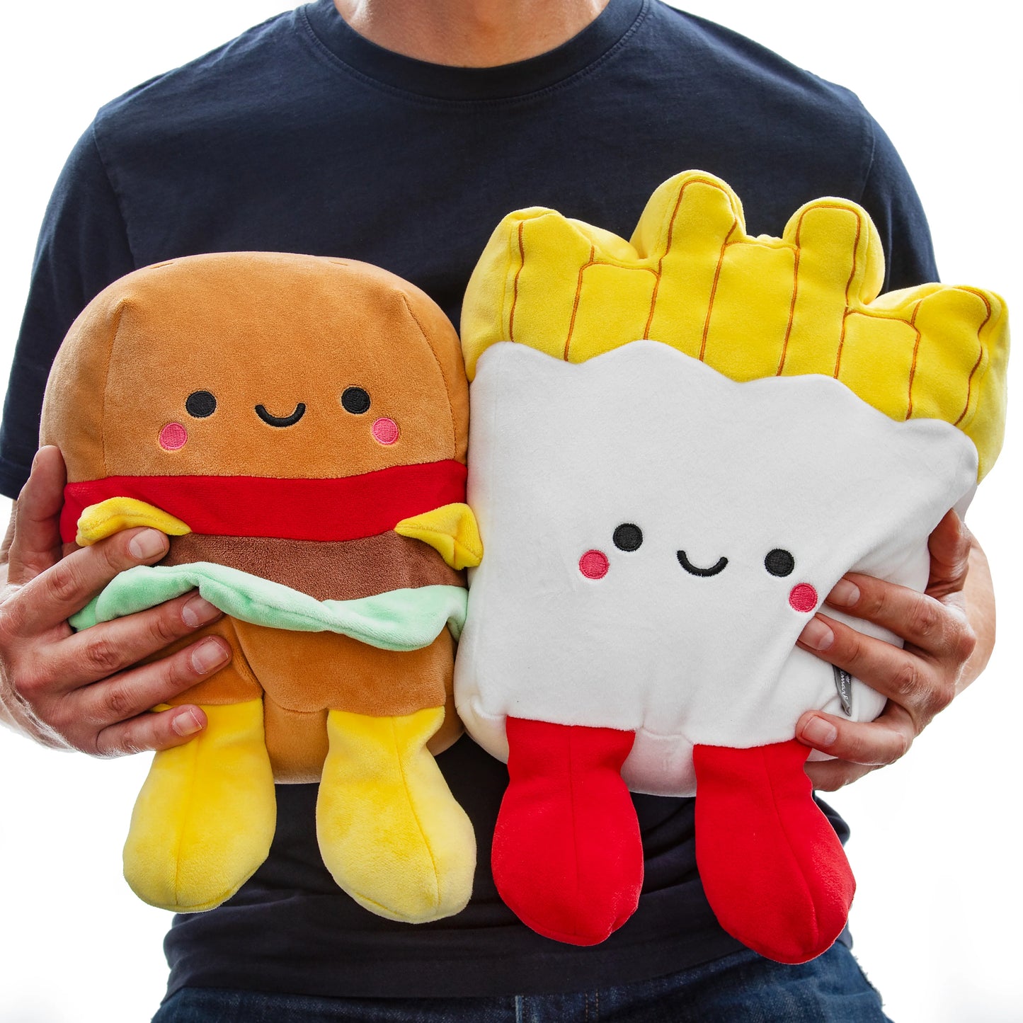 Hallmark Better Together Jumbo Burger and Fries Magnetic Plush Soft Toys