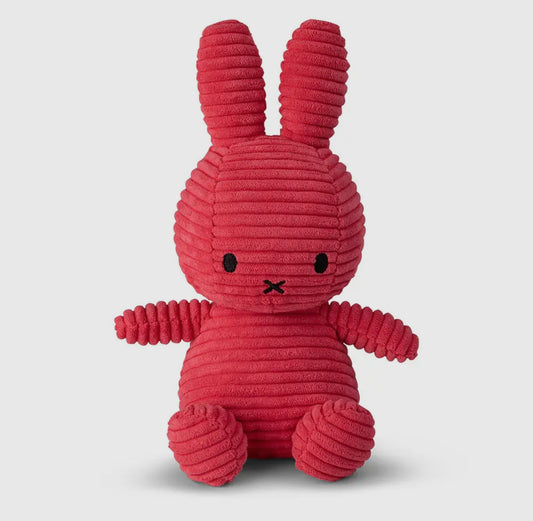 Miffy Corduroy Fuchsia 23cm Plush Soft Toy