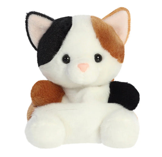Palm Pals Calico Cat 5 Inch Plush Soft Toy