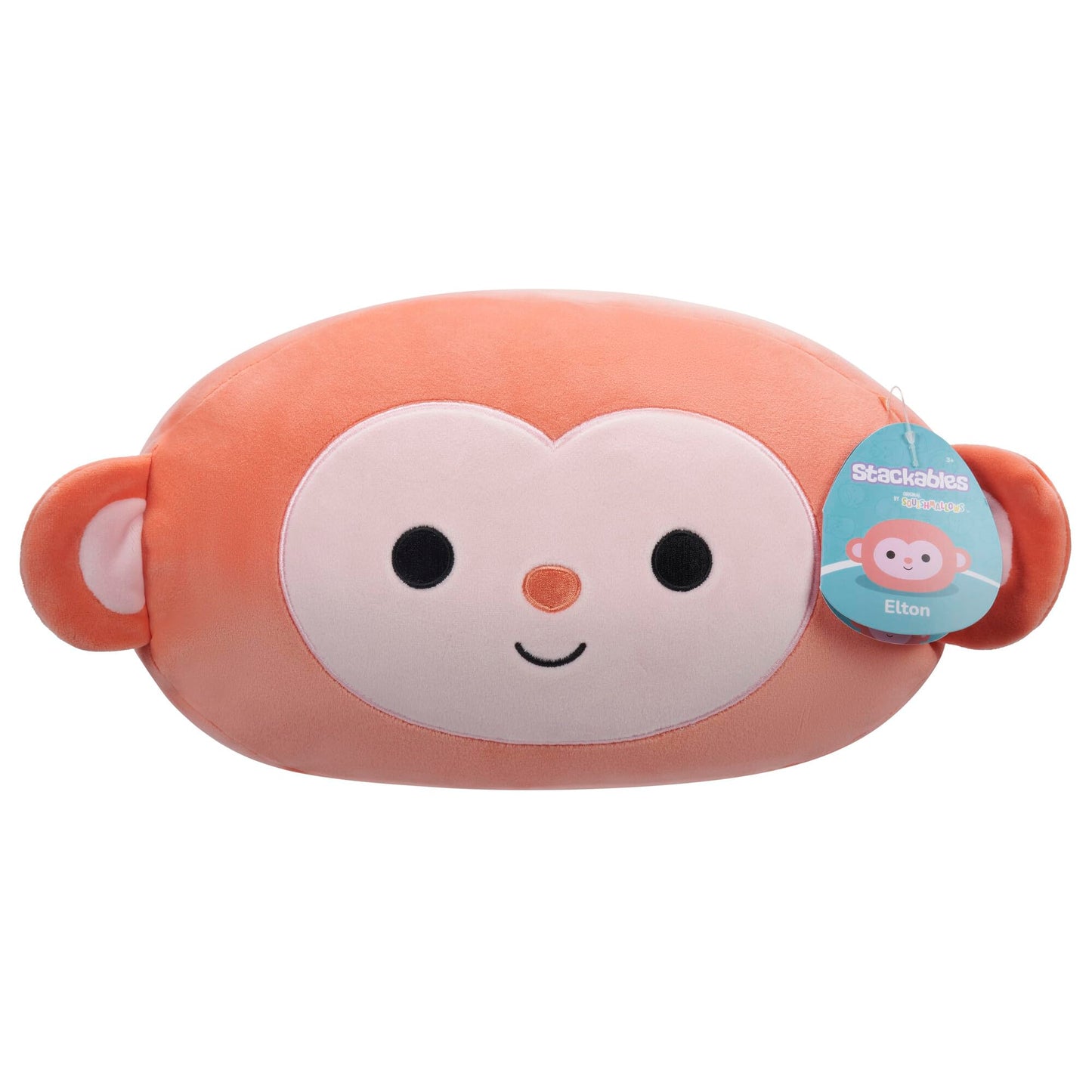 Squishmallows Stackable Elton the Monkey 12 Inch Plush Soft Toy
