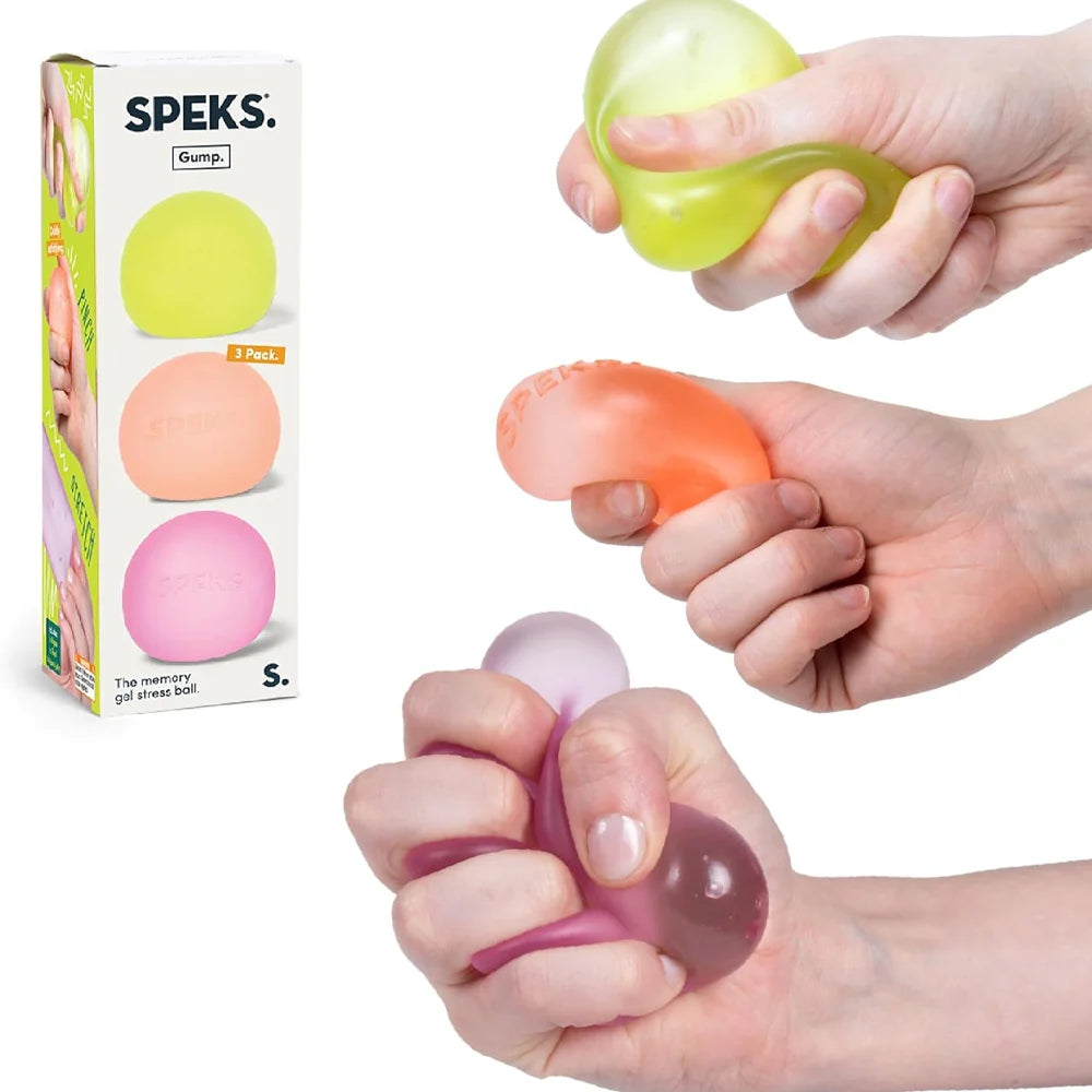 SPEKS Gump Warm 3 Pack – Memory Gel Stress Balls