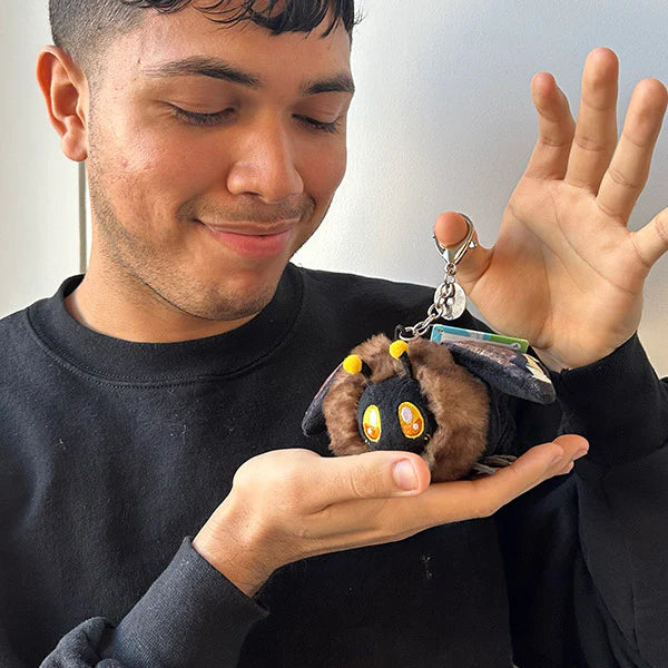 Squishable Micro Death's-head Hawkmoth Plush Clip Keychain