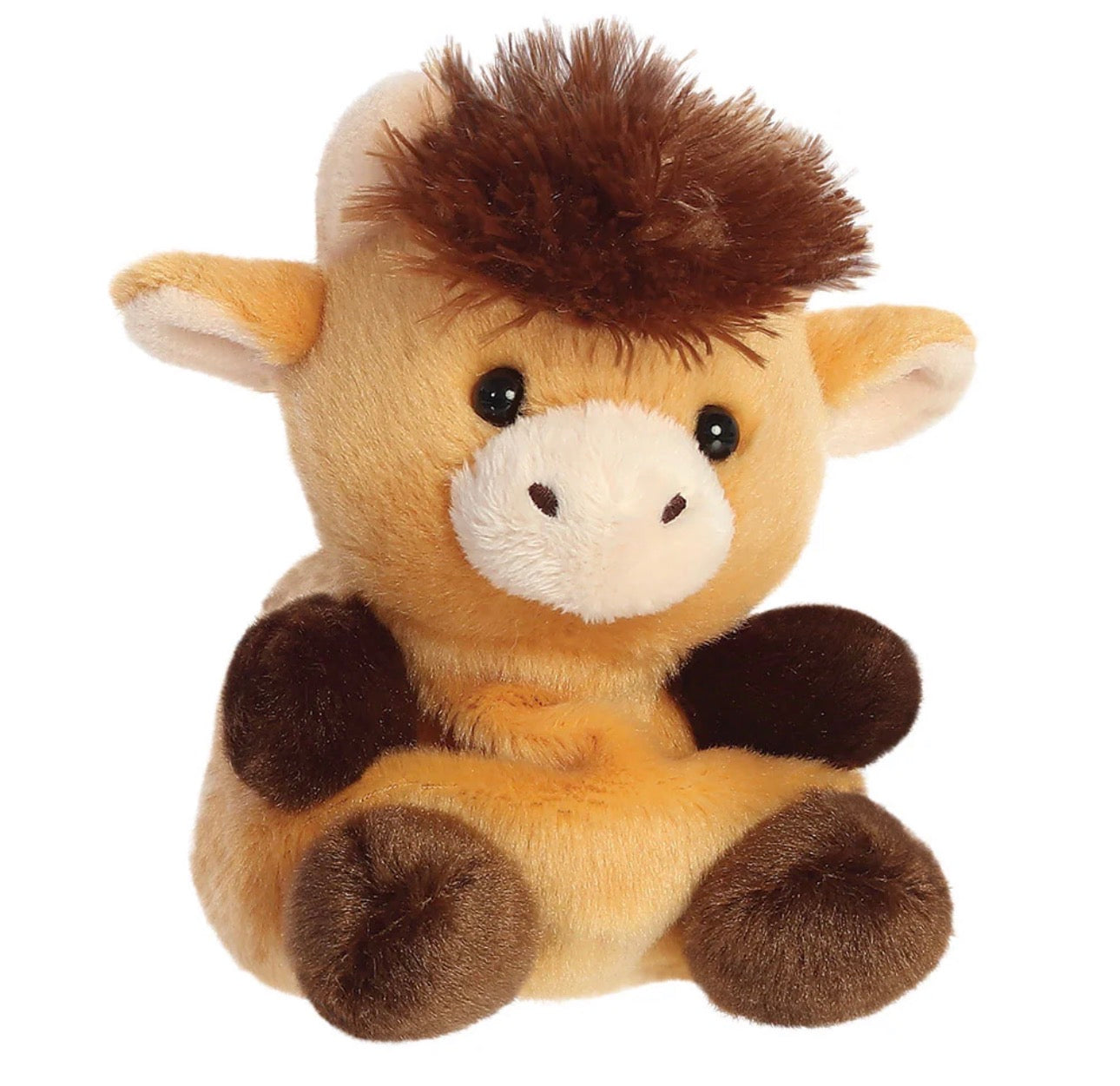 Palm Pals Hubert Highland Cow 5 Inch Plush Soft Toy