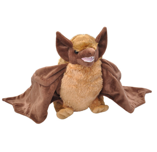 Wild Republic Cuddlekins Brown Bat 12 Inch Soft Plush Toy