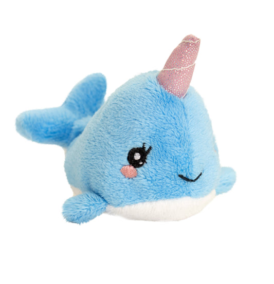 Keel Bobballs Narwhal Mini Plush Soft Toy 8cm