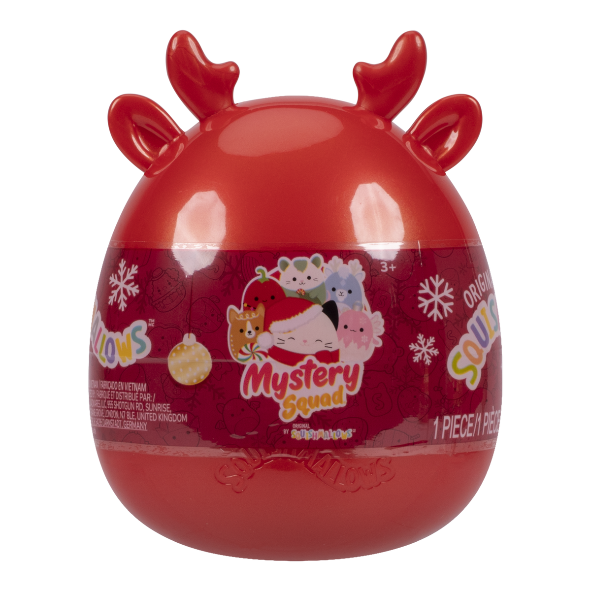 Squishmallows Christmas Mystery Squad 4 Inch Blind Plush Capsule (x1 Supplied)