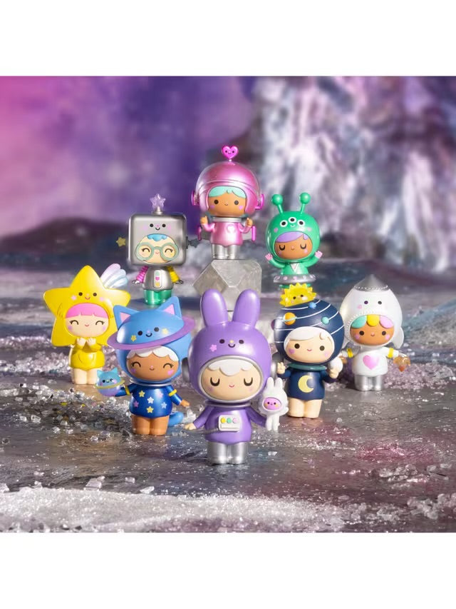 Momiji Vinyl Message Doll Out of This World Blind Box (x1 Supplied) Approx 7cm Tall Age 15+