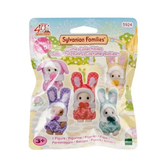 Sylvanian Families Colourful Bunnies Costume Babies Series Blind Bag (x1 Supplied)