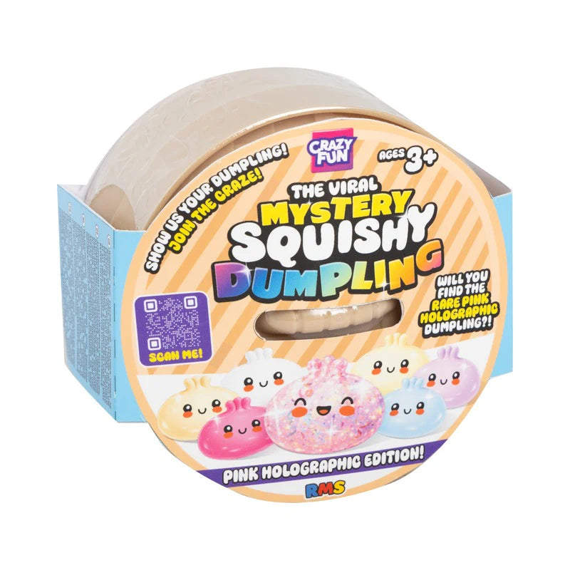 RMS Mystery Squishy Dumpling Pink Holographic Edition (x1 Supplied)