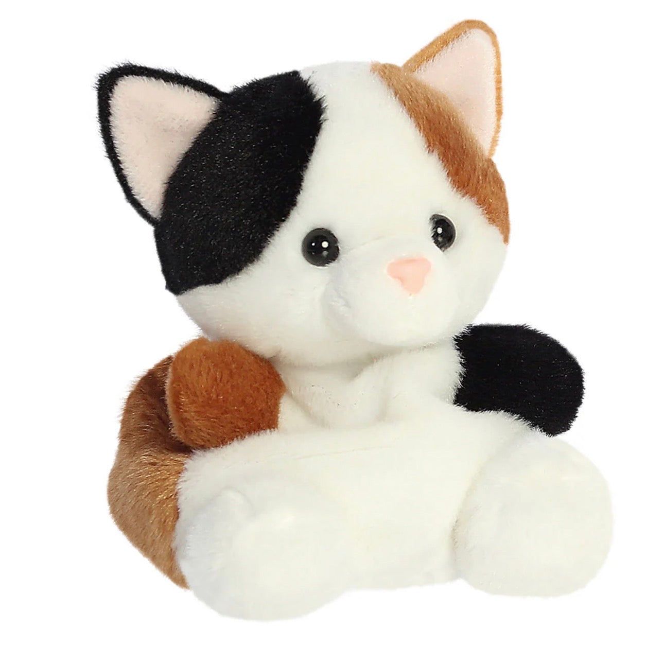 Palm Pals Calico Cat 5 Inch Plush Soft Toy