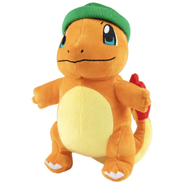 Pokémon Holiday Charmander With Beanie Hat 8 Inch Plush Soft Toy