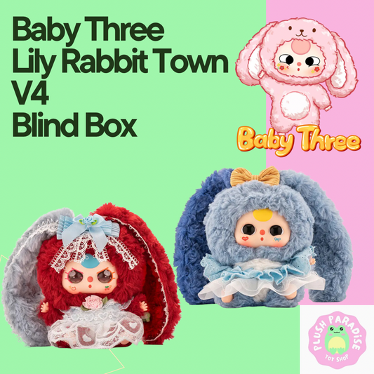 Baby Three - Lily Rabbit Town V4 Plush Blind Box (x1 Supplied)