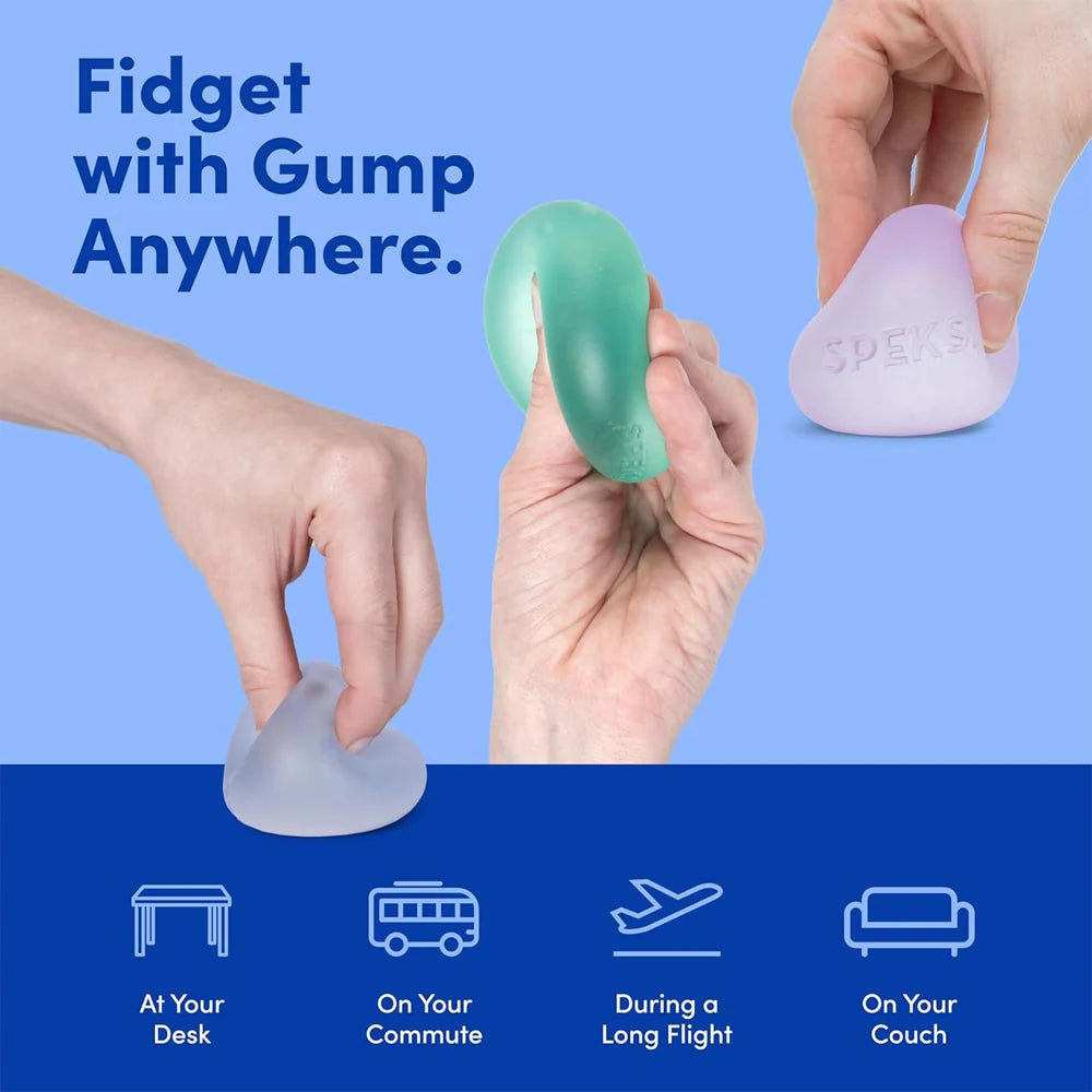 SPEKS Gump Cool 3 Pack – Memory Gel Stress Balls