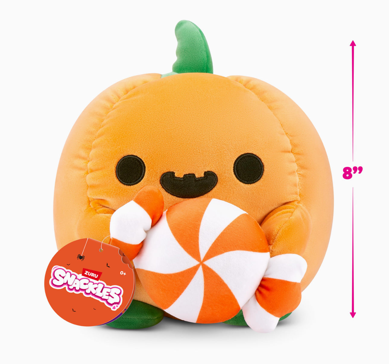 Snackles Halloween Series 1 Plush Soft Toy 8 Inch - Moon the Pumpkin