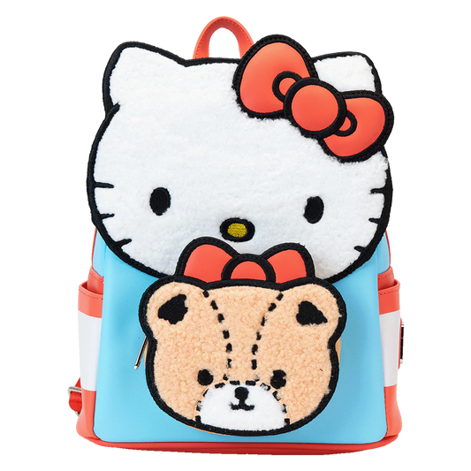 Loungefly Sanrio Hello Kitty & Bear Plush Mini Backpack