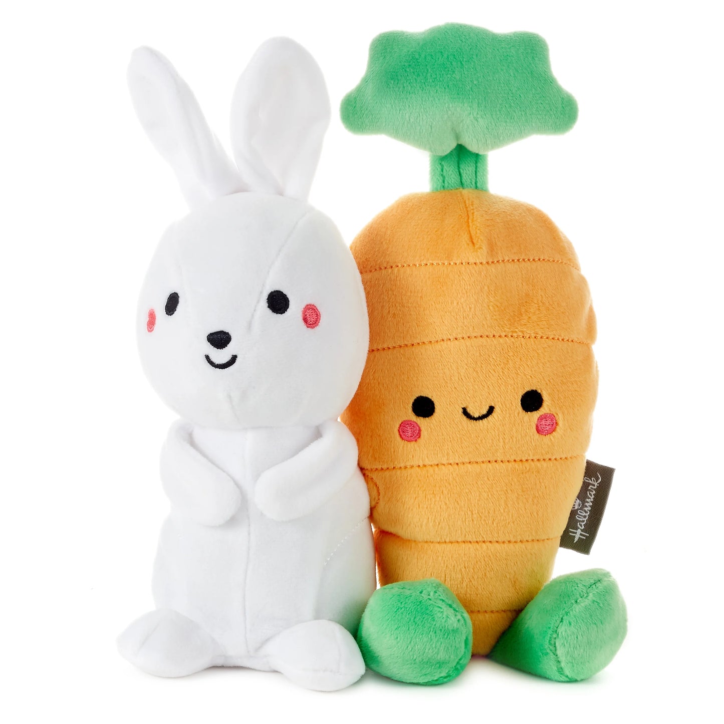 Hallmark Better Together Bunny & Carrot Magnetic Plush Soft Toy Pair