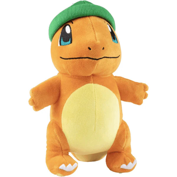 Pokémon Holiday Charmander With Beanie Hat 8 Inch Plush Soft Toy