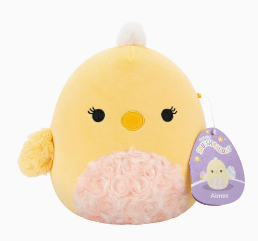 Squishmallows Aimee the Yellow Chick 7.5 Inch Easter Soft Toy