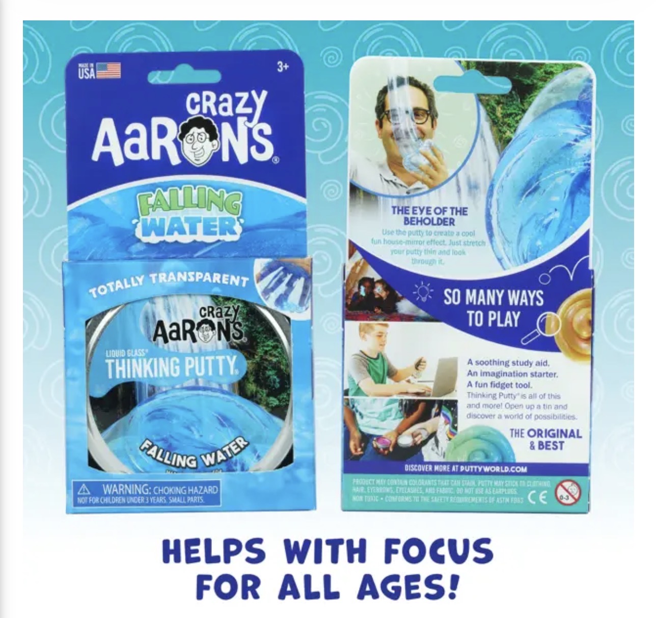 Crazy Aaron’s Falling Water Thinking Putty (90g)