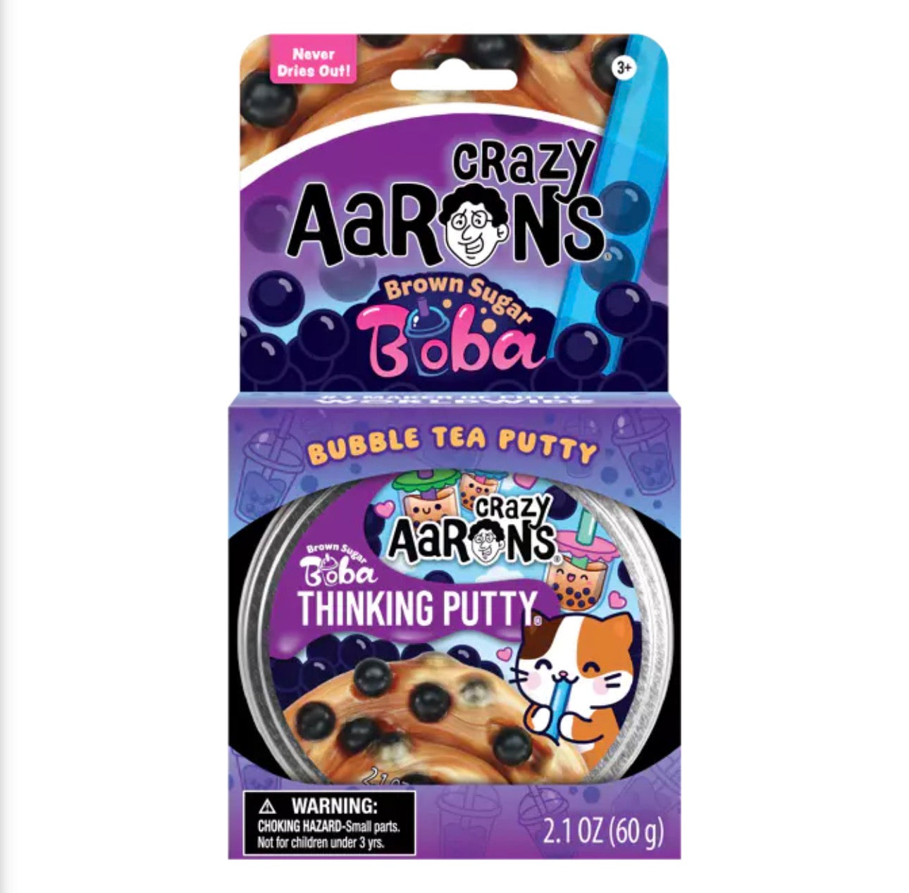 Crazy Aaron’s Brown Sugar Boba Thinking Putty (90g)