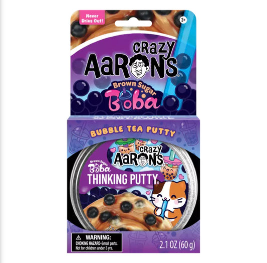 Crazy Aaron’s Brown Sugar Boba Thinking Putty (90g)