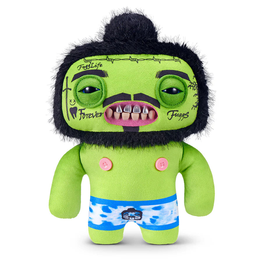 Fuggler Fuggstars Rhymer McSlimer Funny Ugly Monster Plush Soft Toy (Approx 9 Inch)