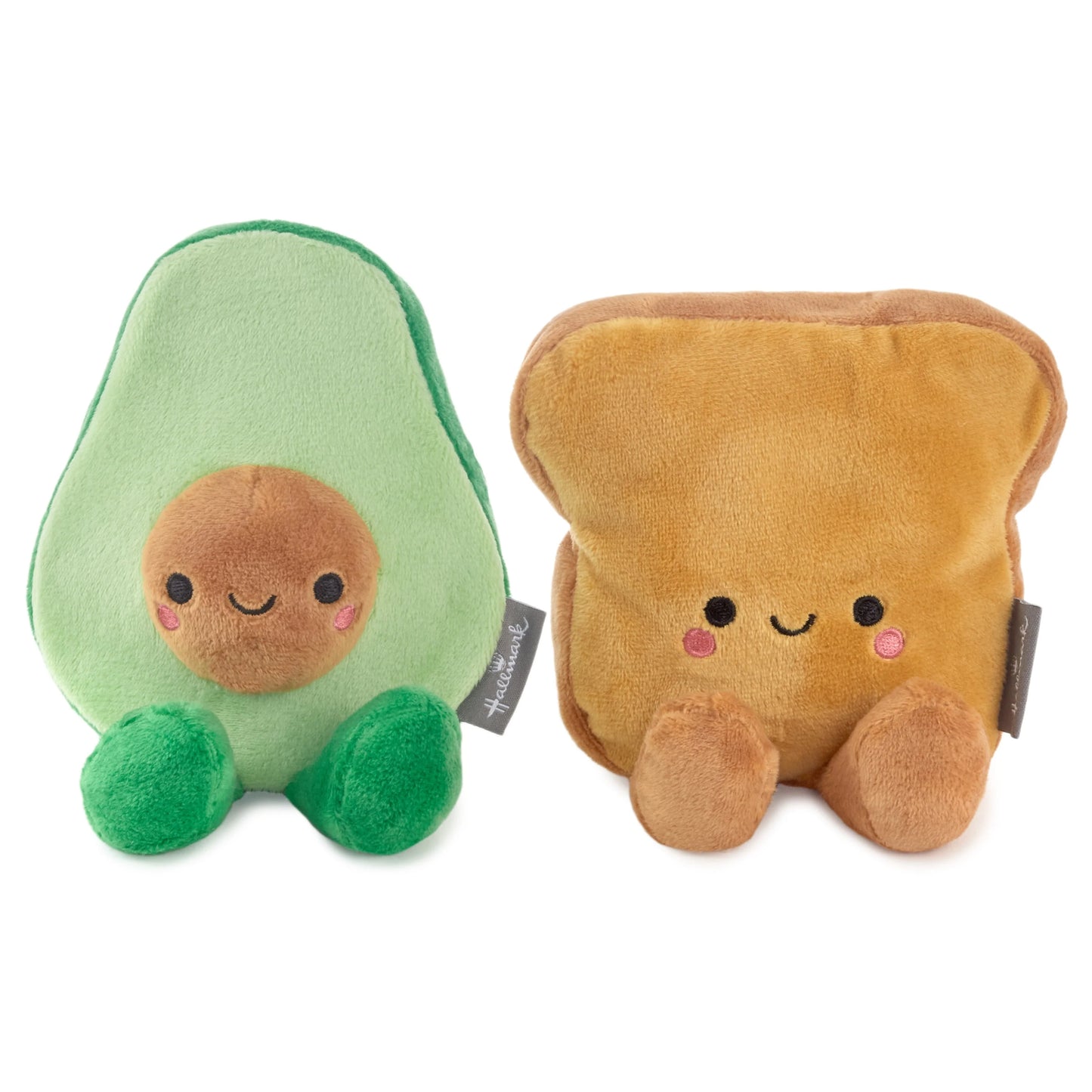 Hallmark Better Together Avocado & Toast Magnetic Plush Soft Toy Pair