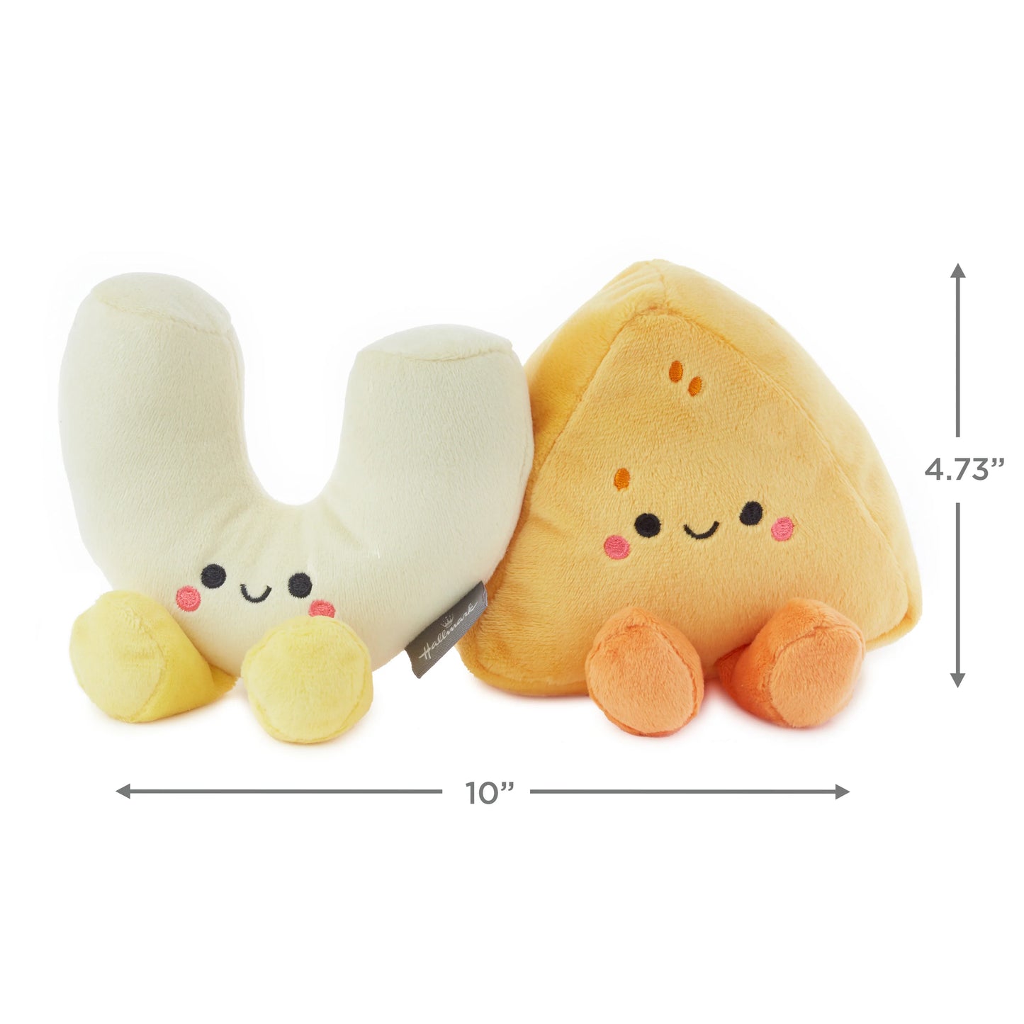 Hallmark Better Together Mac & Cheese Magnetic Plush Soft Toy Pair