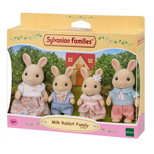 Sylvanian Families Milk Rabbit Family