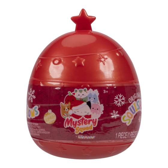 Squishmallows Christmas Mystery Squad 4 Inch Blind Plush Capsule (x1 Supplied)