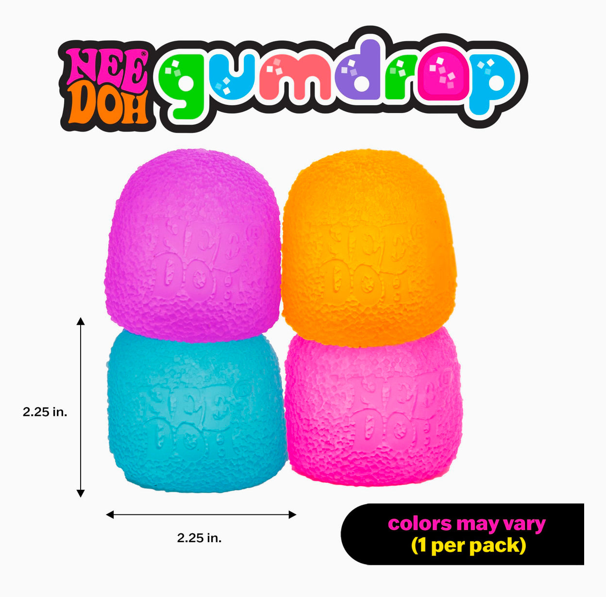 NeeDoh Gumdrop Fidget Toy (x1 Supplied)