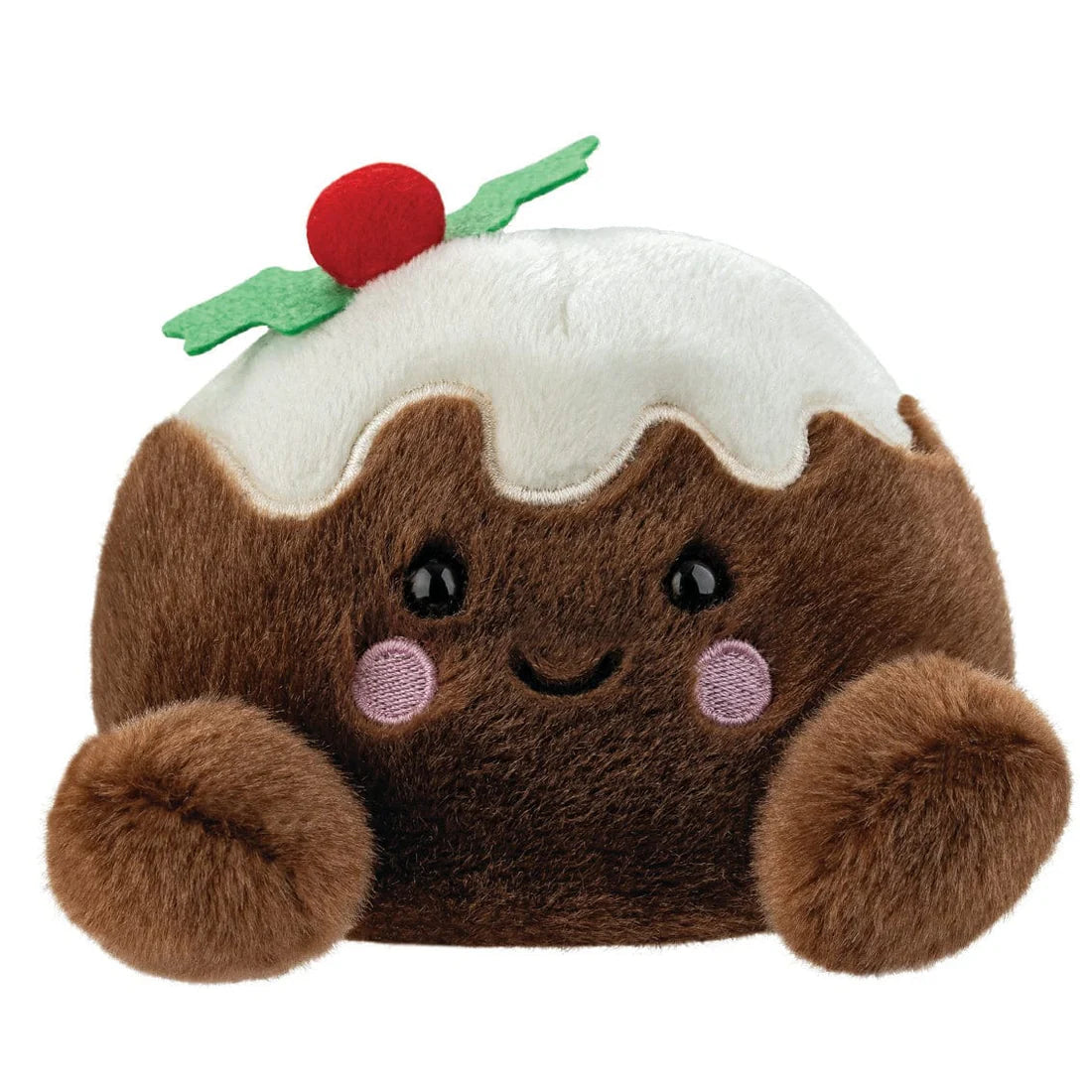 Palm Pals Carol Christmas Pudding Christmas Soft Toy 5 Inch
