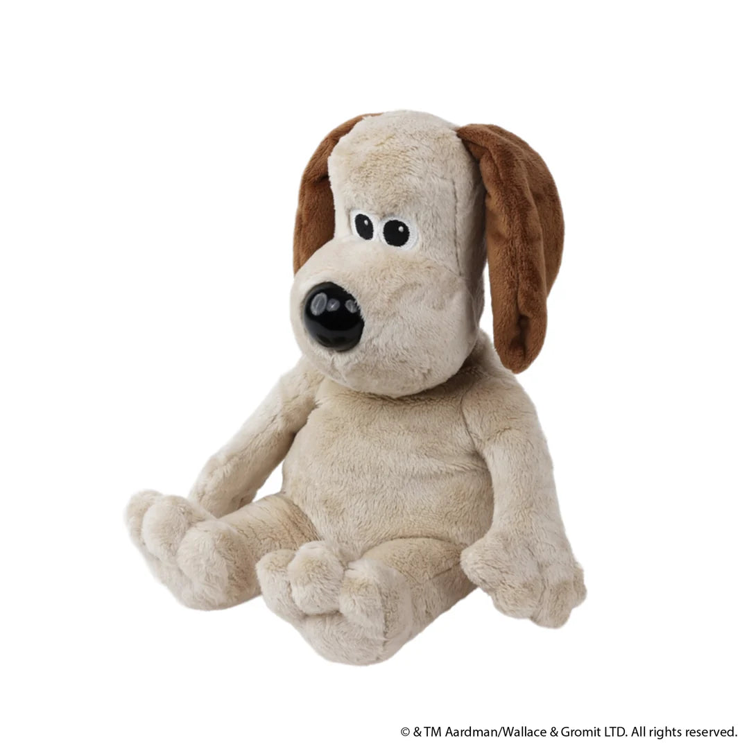 Warmies Wallace and Gromit - Gromit Cosy Weighted Plush to Ease Anxiety & Promote Calm