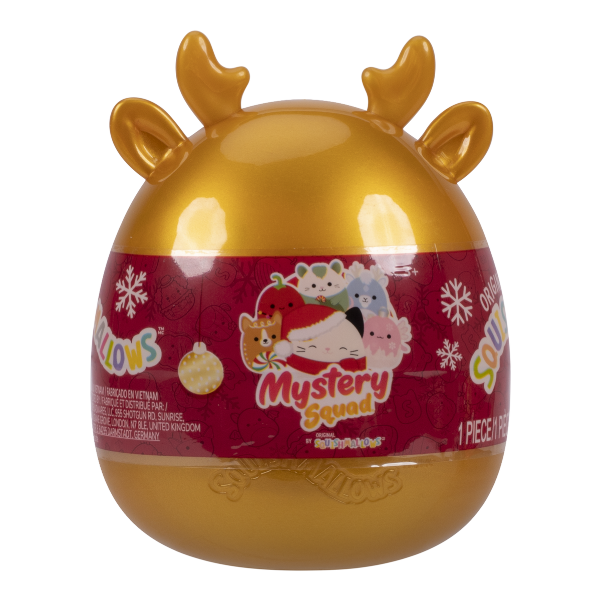 Squishmallows Christmas Mystery Squad 4 Inch Blind Plush Capsule (x1 Supplied)