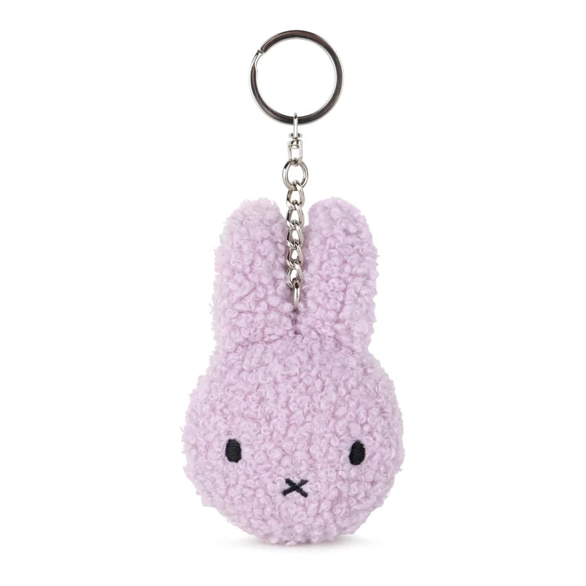 Miffy Tiny Teddy Keyring Lavender 10cm - 100% Recycled