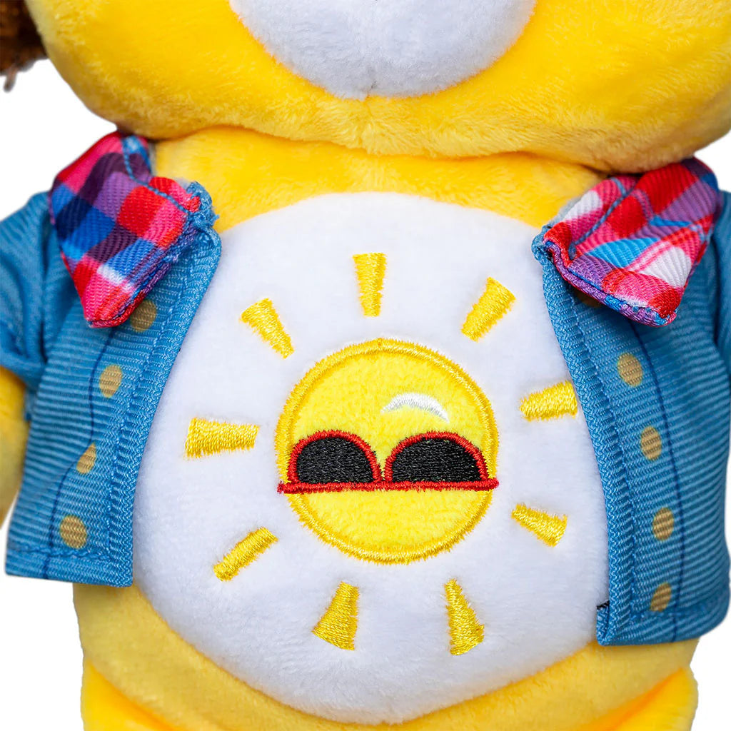 Care Bears x Stranger Things - Funshine Bear as Dustin 22cm Plush Soft Toy