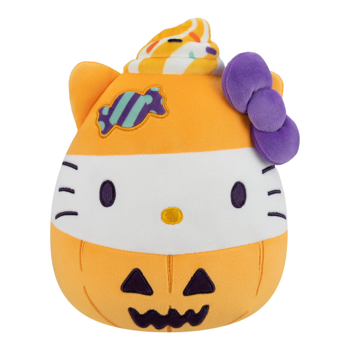 Squishmallows Hello Kitty Halloween Pumpkin 8 Inch Plush Toy