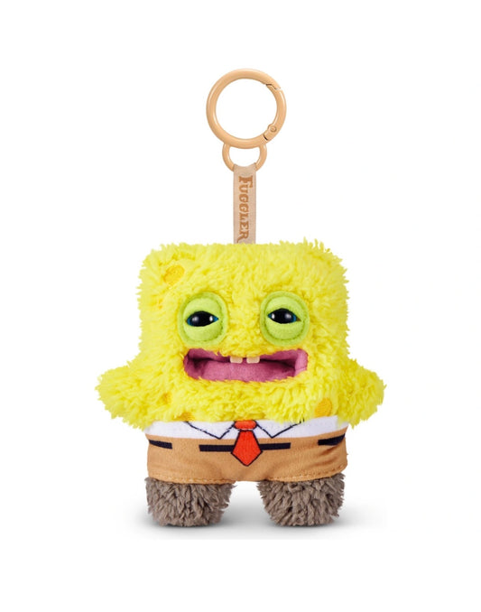 Fuggler X SpongeBob Plush Keyring Bag Charm Funny Ugly Monster Approx 5 Inch(x1 Supplied)