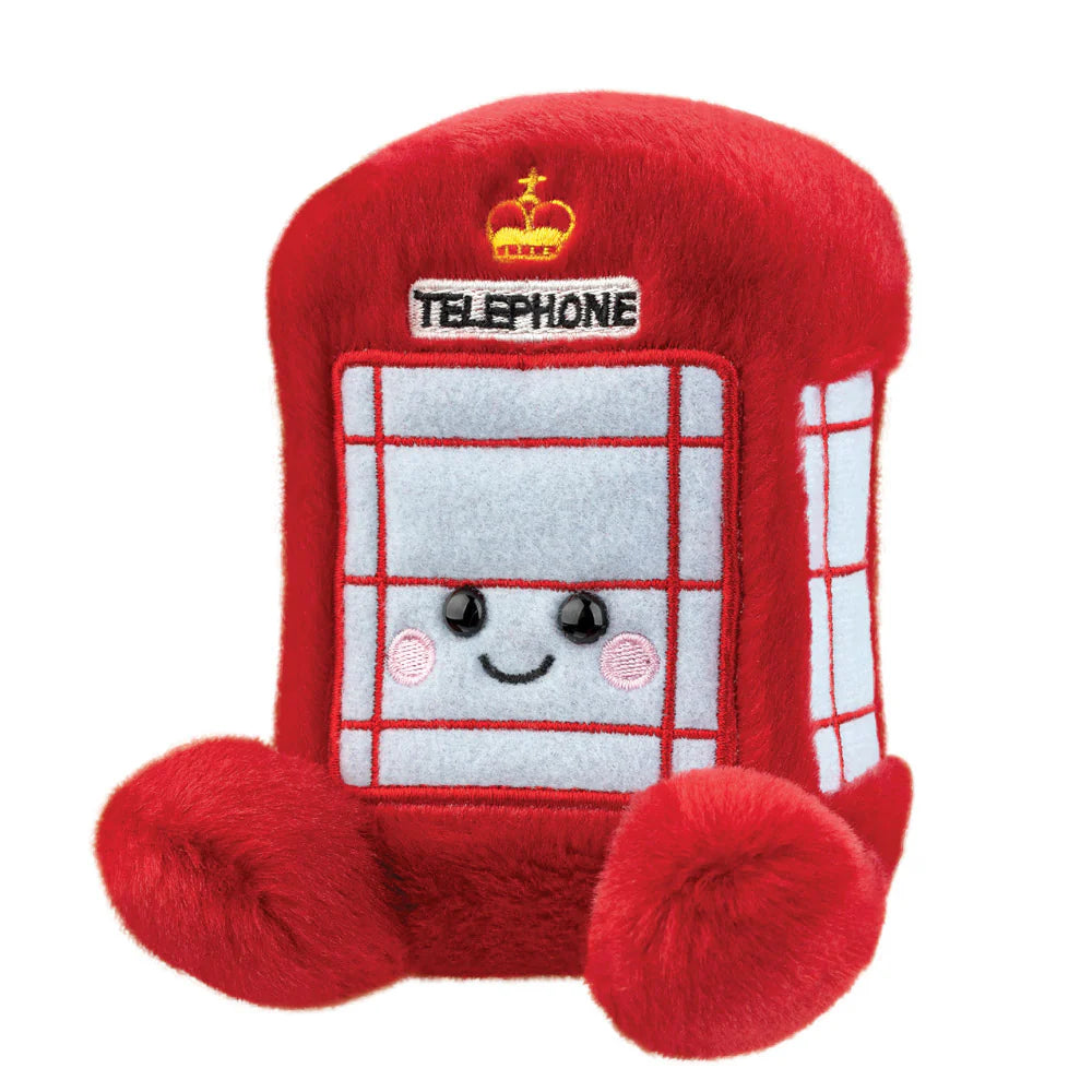 Palm Pals Hattie the Telephone Box 5 Inch Plush Soft Toy