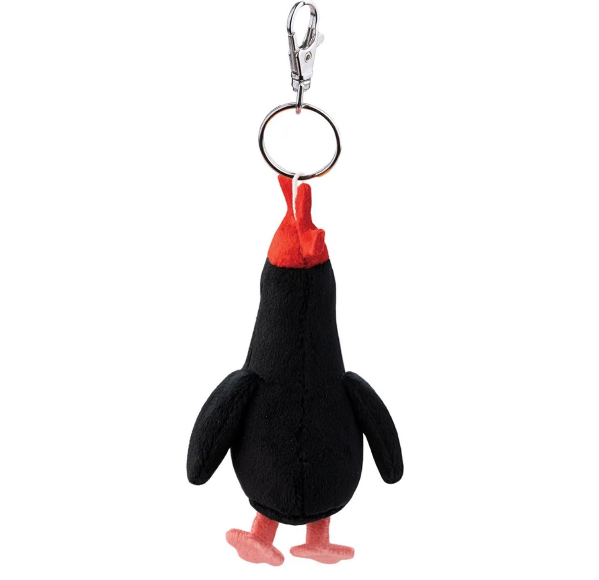 Wallace and Gromit - Feathers McGraw Plush Bag Charm Key Clip Approx 12cm