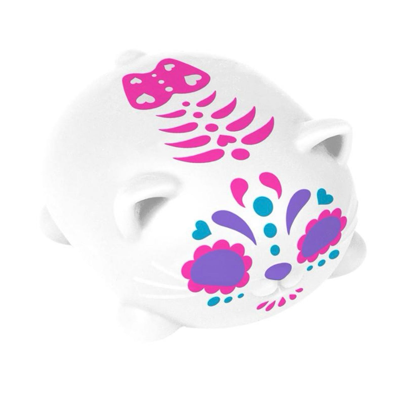 Needoh Sugar Skull Cats Sensory Fidget Toy (x1 Supplied)