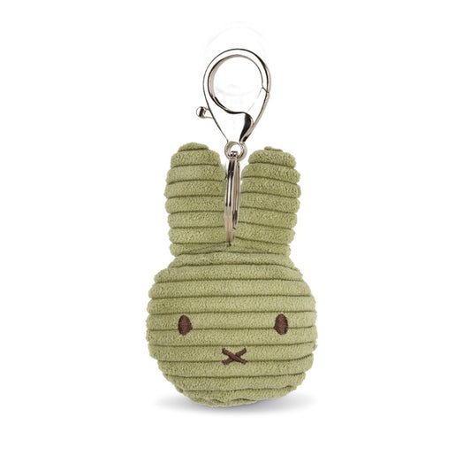 Miffy Corduroy Olive Green Keyring 10cm