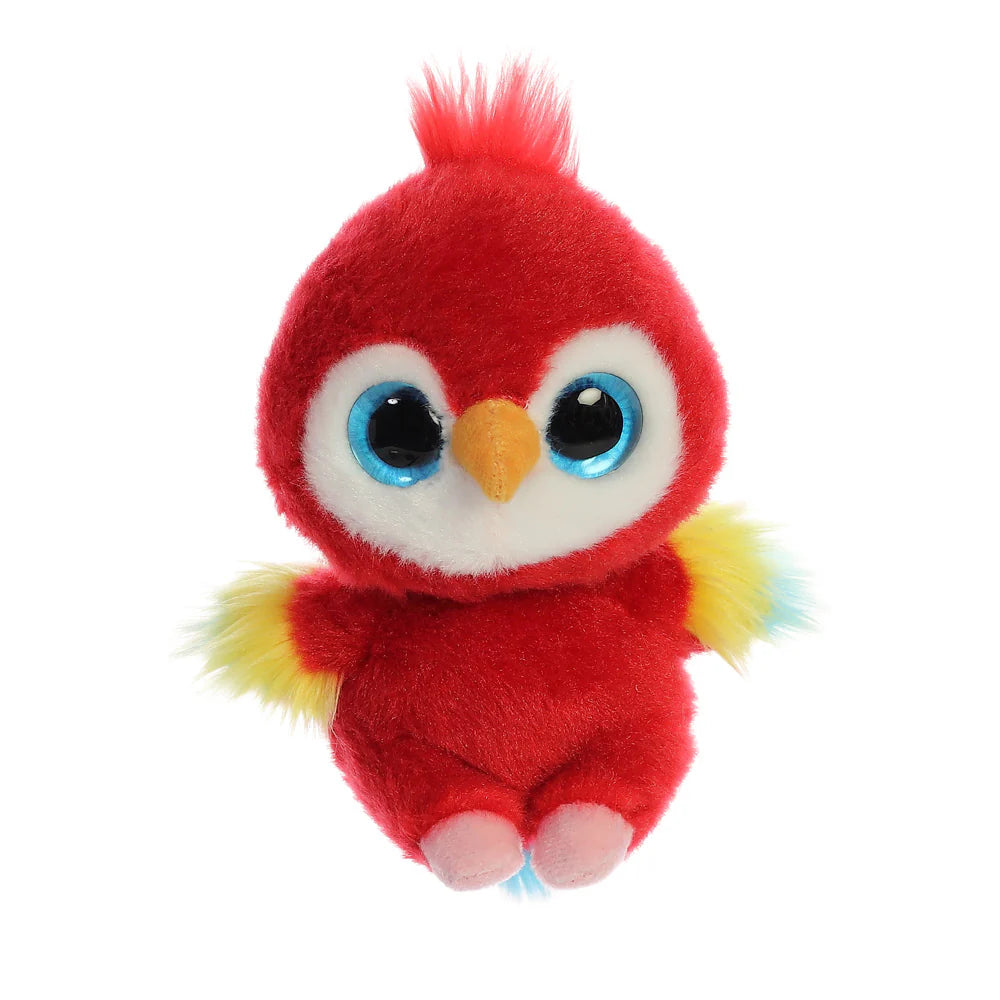 Aurora YooHoo Lora the Scarlet Macaw Parrot  5 Inch Plush Soft Toy