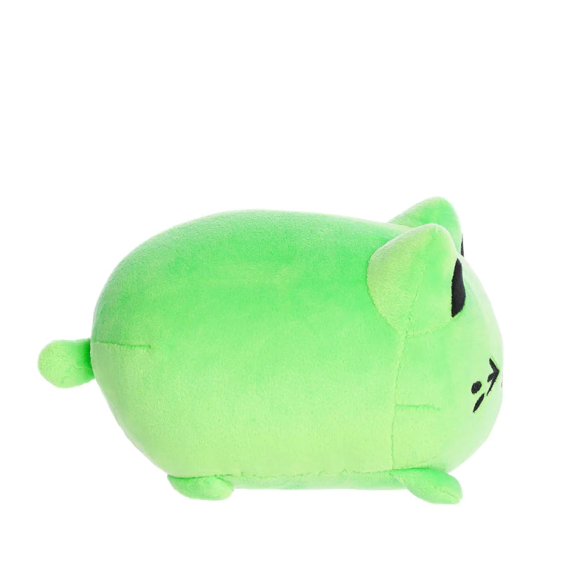 Tasty Peach Toxic Green Mini Kawaii Plush Soft Toy 3.5 Inch (x1 supplied)