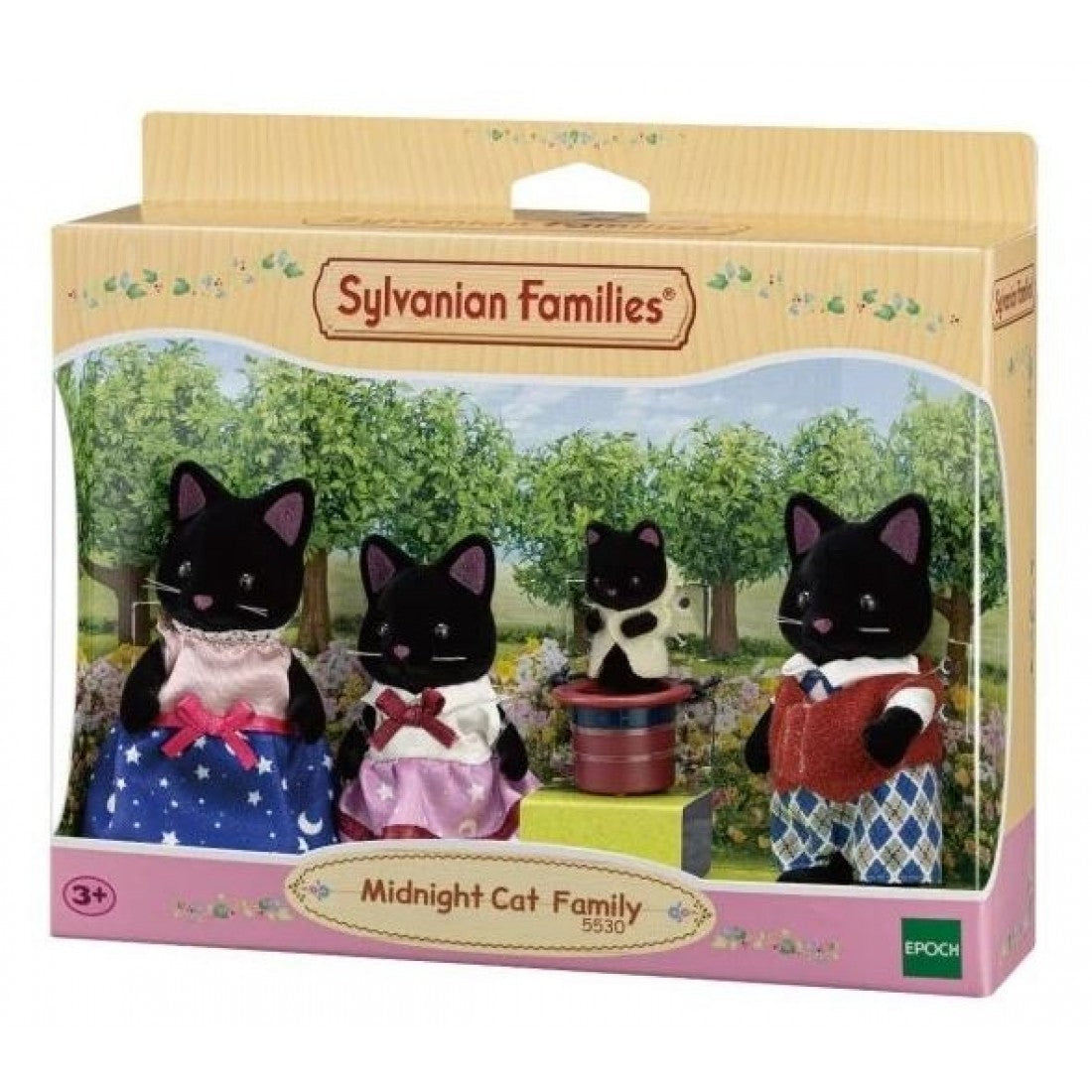 Sylvanian Families Midnight Cat Family